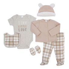 BG314: 6 Piece Quilted Gift Set (0-6 Months)